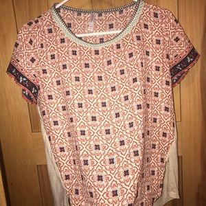 xhilaration boho tee